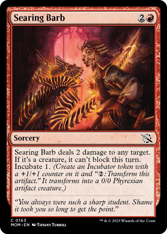Searing Barb (163) [MOM] - MTG Single