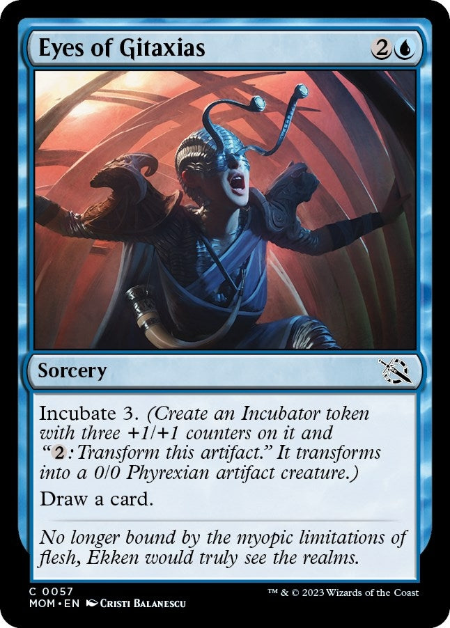 Eyes of Gitaxias (57) [MOM] - MTG Single
