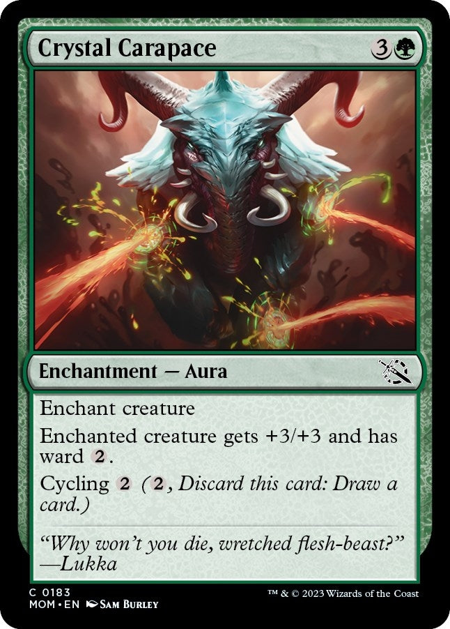 Crystal Carapace (183) [MOM] - MTG Single