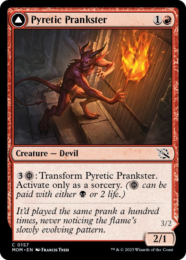 Pyretic Prankster (157) [MOM] - MTG Single