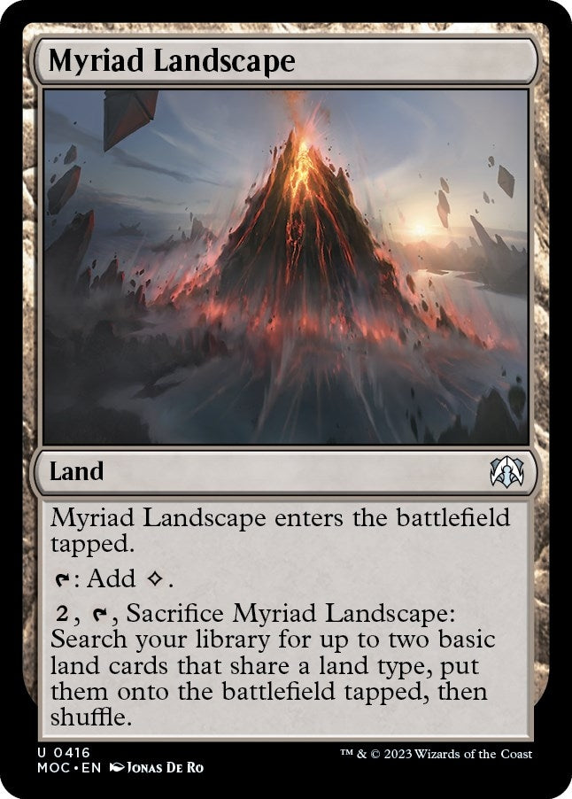 Myriad Landscape (416) [MOC] - MTG Single