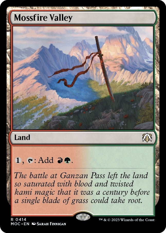 Mossfire Valley (414) [MOC] - MTG Single