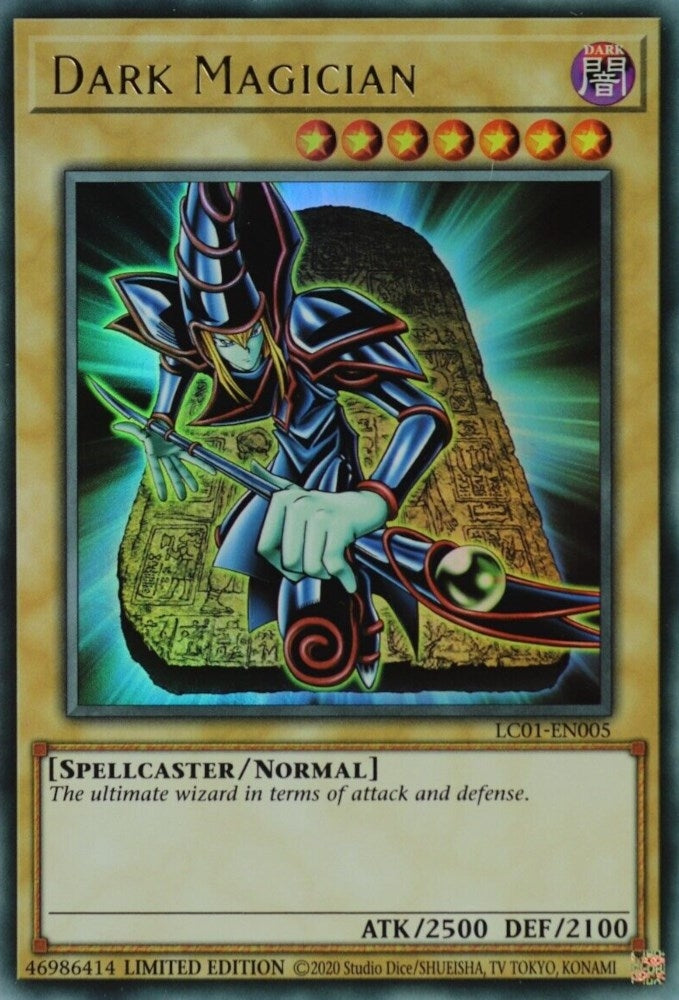 Dark Magician (25th Anniversary Edition) (1005) (LC01) - YuGiOh Single