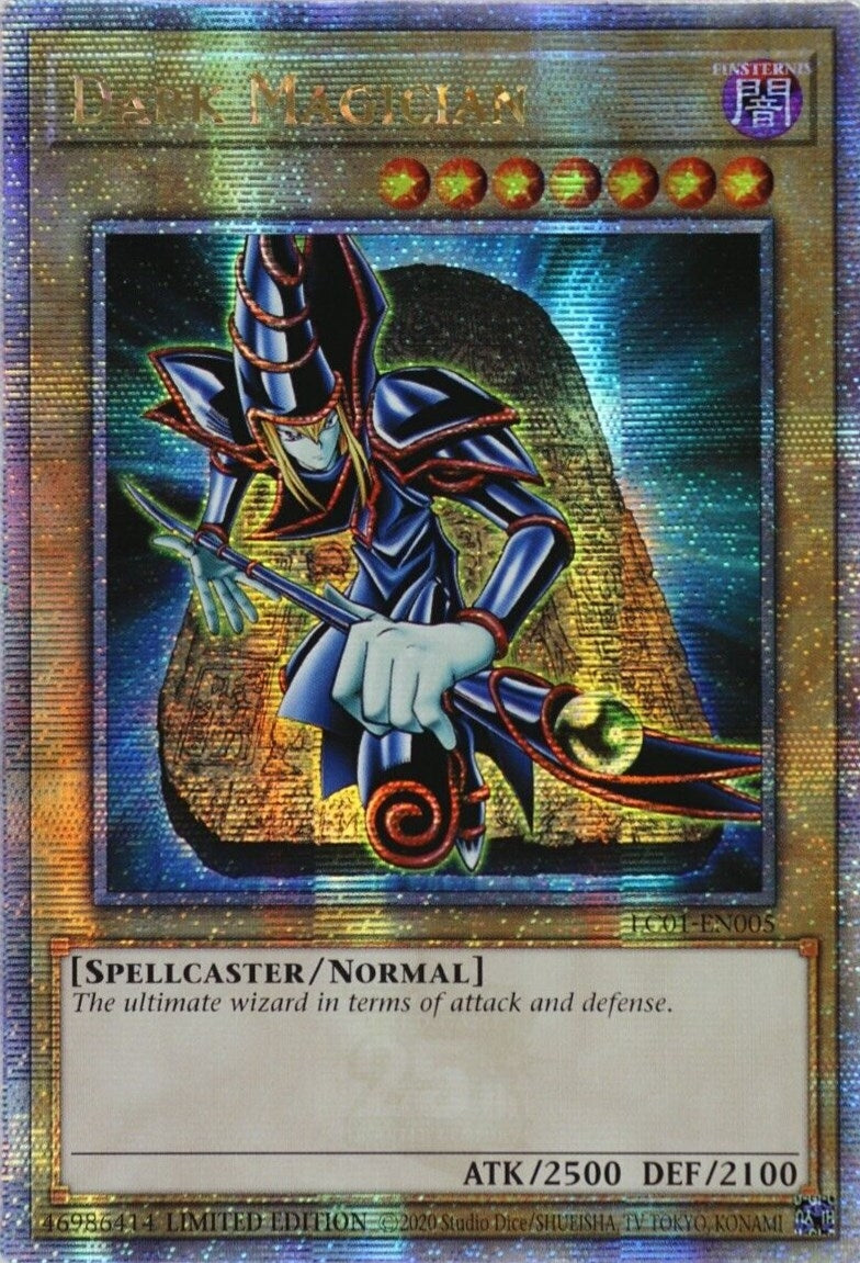 Dark Magician (Quarter Century Secret Rare) (1005) (LC01) - YuGiOh Single