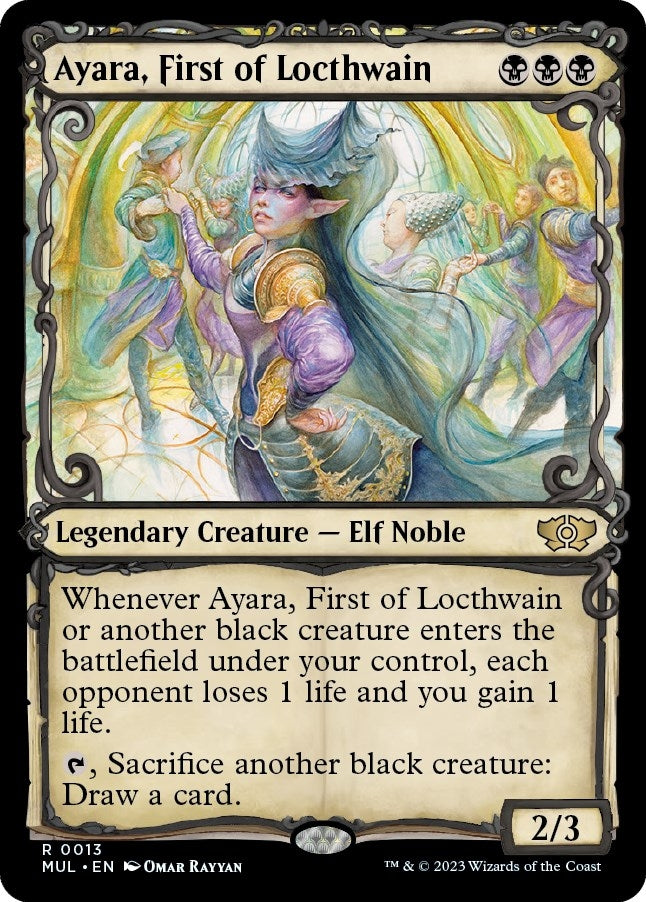 Image for Ayara, First of Locthwain (13) (March of the Machine: Multiverse Legends) - Magic: The Gathering