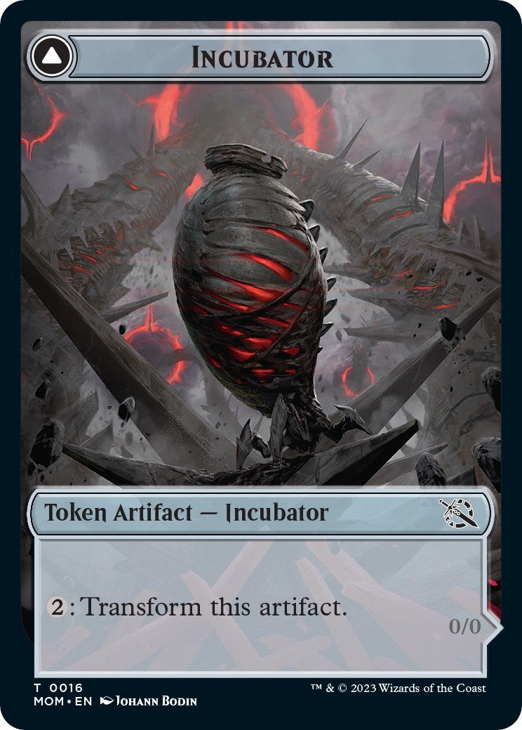 Incubator (0016) // Phyrexian (0016) Double-Sided Token (0) [MOM] - MTG Single