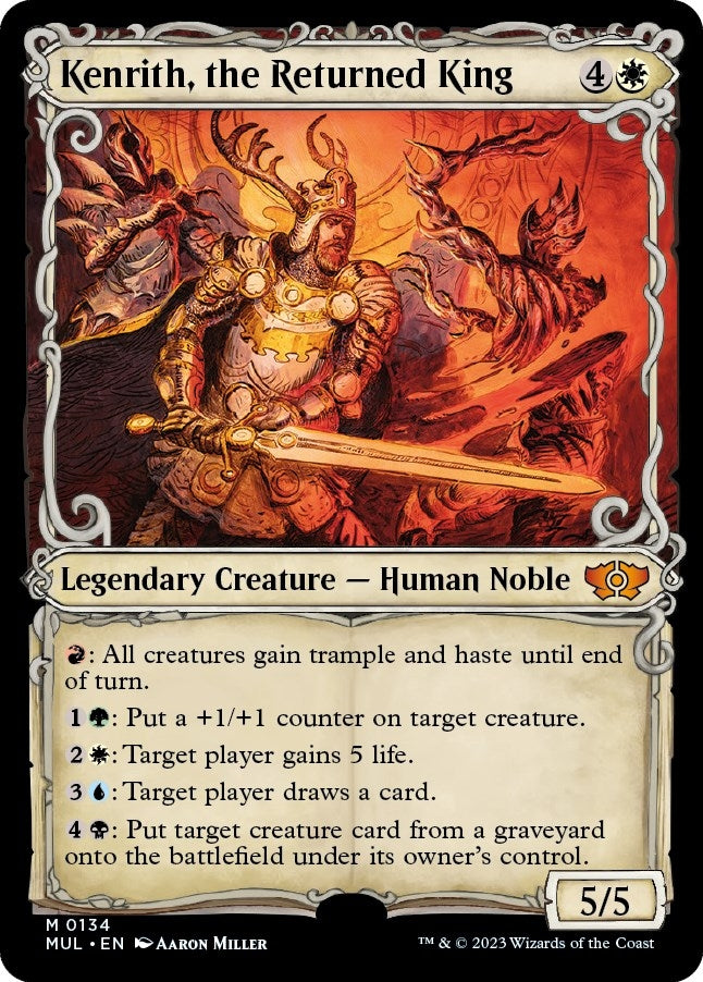 Kenrith the Returned King (Halo Foil) (134) [MUL] - MTG Single