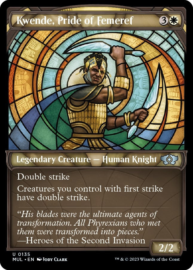 Kwende Pride of Femeref (Halo Foil) (135) [MUL] - MTG Single
