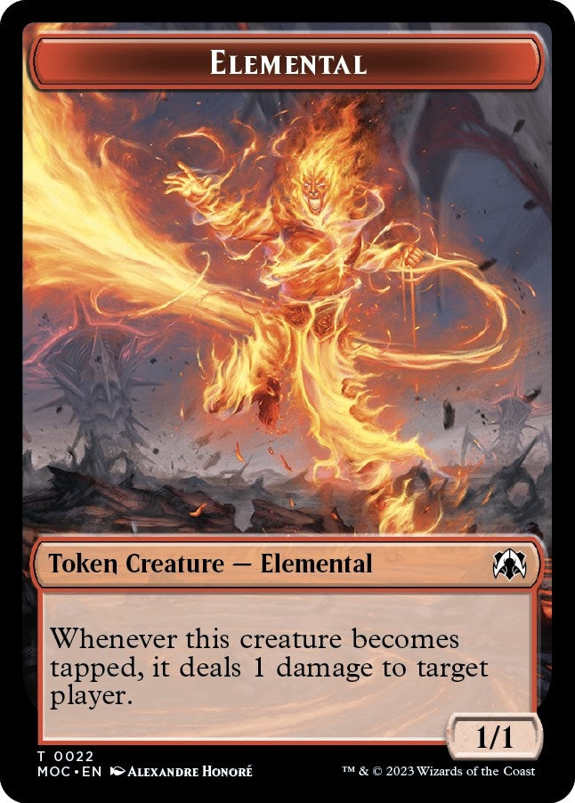 Elemental // Elemental Double-sided Token (0) [MOC] - MTG Single