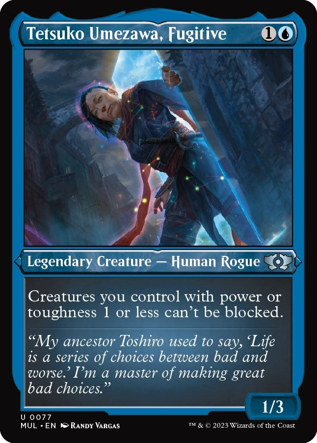 Tetsuko Umezawa Fugitive (Foil Etched) (77) [MUL] - MTG Single
