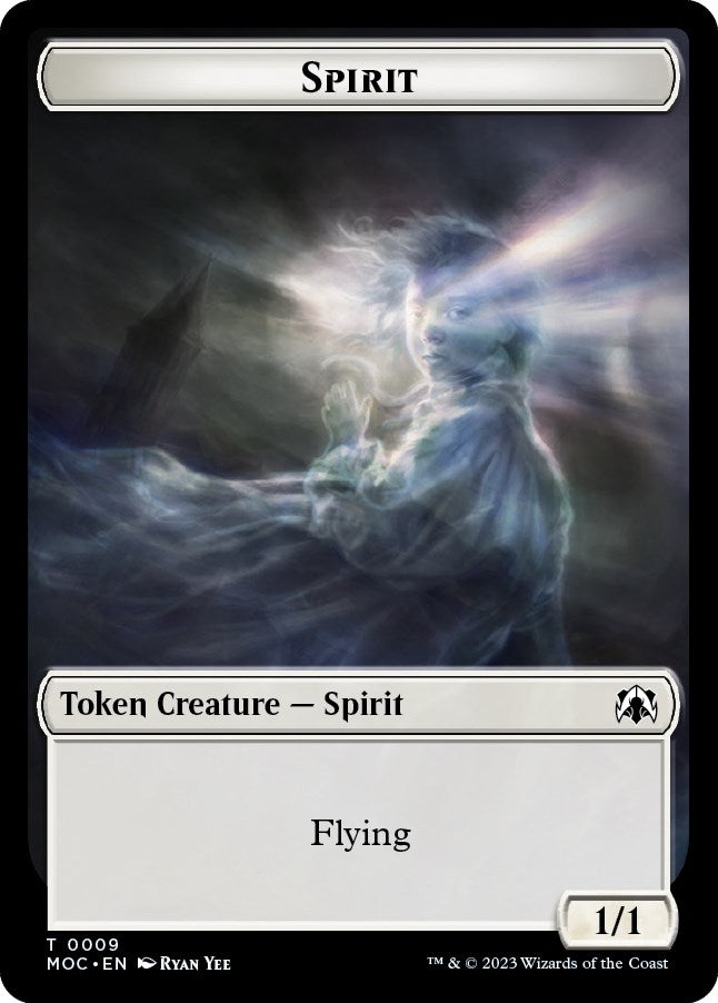 Spirt // Treasure Double-sided Token (0) [MOM] - MTG Single
