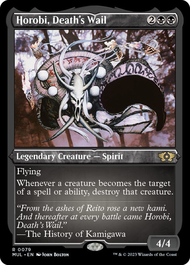 Horobi Death’s Wail (Foil Etched) (79) [MUL] - MTG Single
