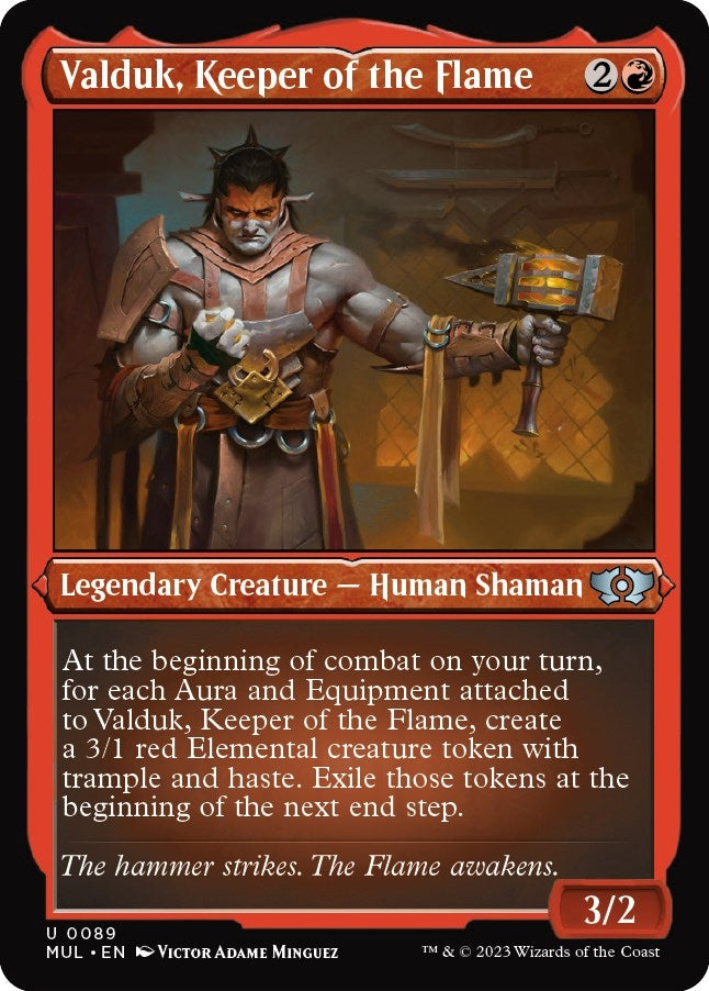 Valduk Keeper of the Flame (Foil Etched) (89) [MUL] - MTG Single