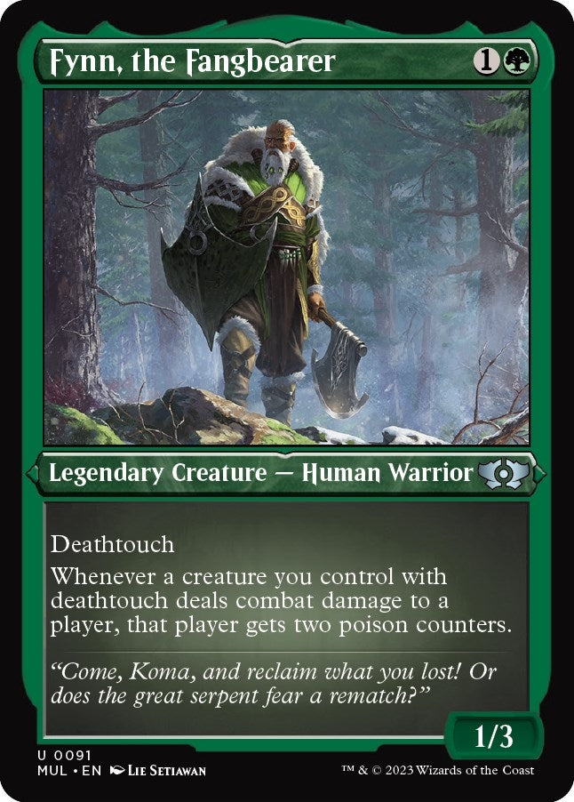 Fynn the Fangbearer (Foil Etched) (91) [MUL] - MTG Single