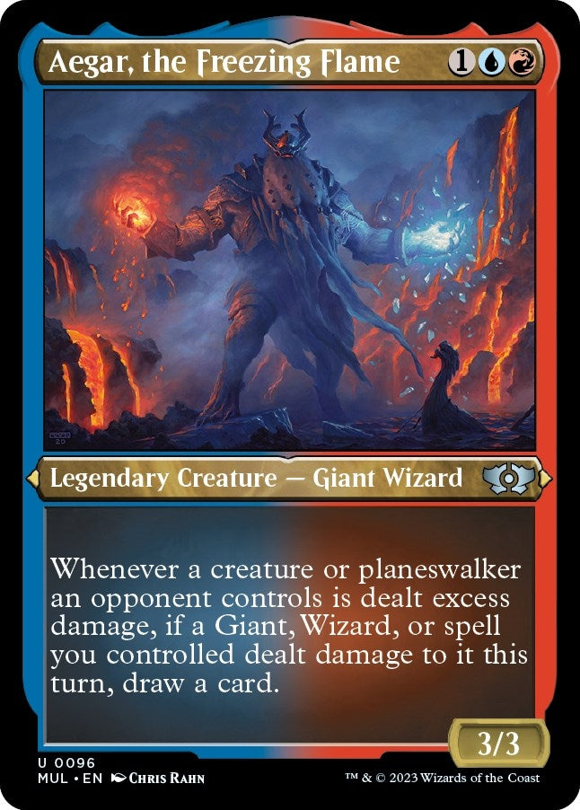 Aegar the Freezing Flame (Foil Etched) (96) [MUL] - MTG Single