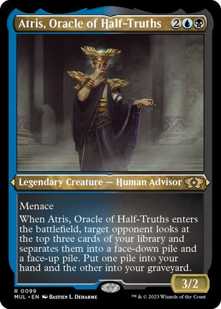 Atris Oracle of Half-Truths (Foil Etched) (99) [MUL] - MTG Single