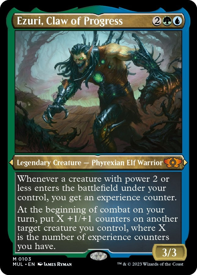 Ezuri Claw of Progress (Foil Etched) (103) [MUL] - MTG Single
