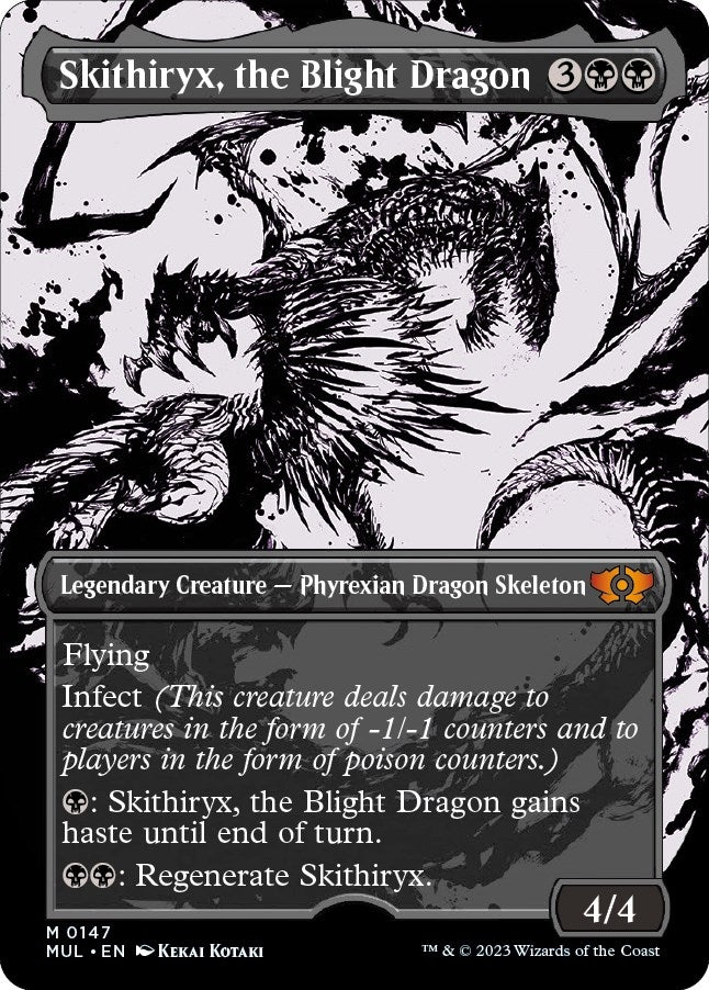 Skithiryx the Blight Dragon (Halo Foil) (147) [MUL] - MTG Single