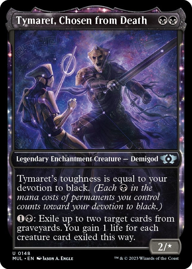 Tymaret Chosen from Death (Halo Foil) (148) [MUL] - MTG Single