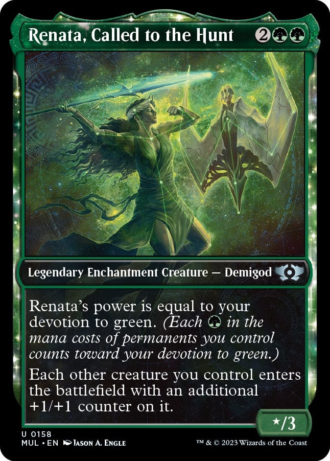 Renata Called to the Hunt (Halo Foil) (158) [MUL] - MTG Single