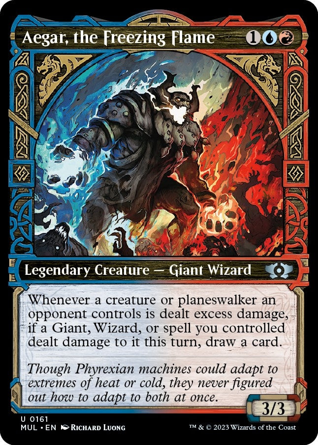 Aegar the Freezing Flame (Halo Foil) (161) [MUL] - MTG Single