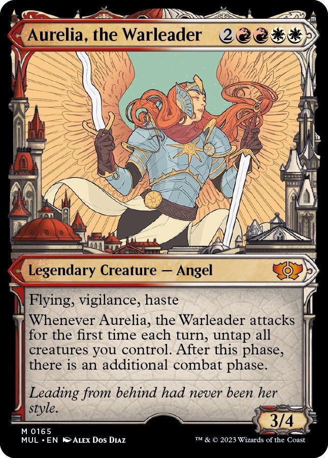 Aurelia the Warleader (Halo Foil) (165) [MUL] - MTG Single