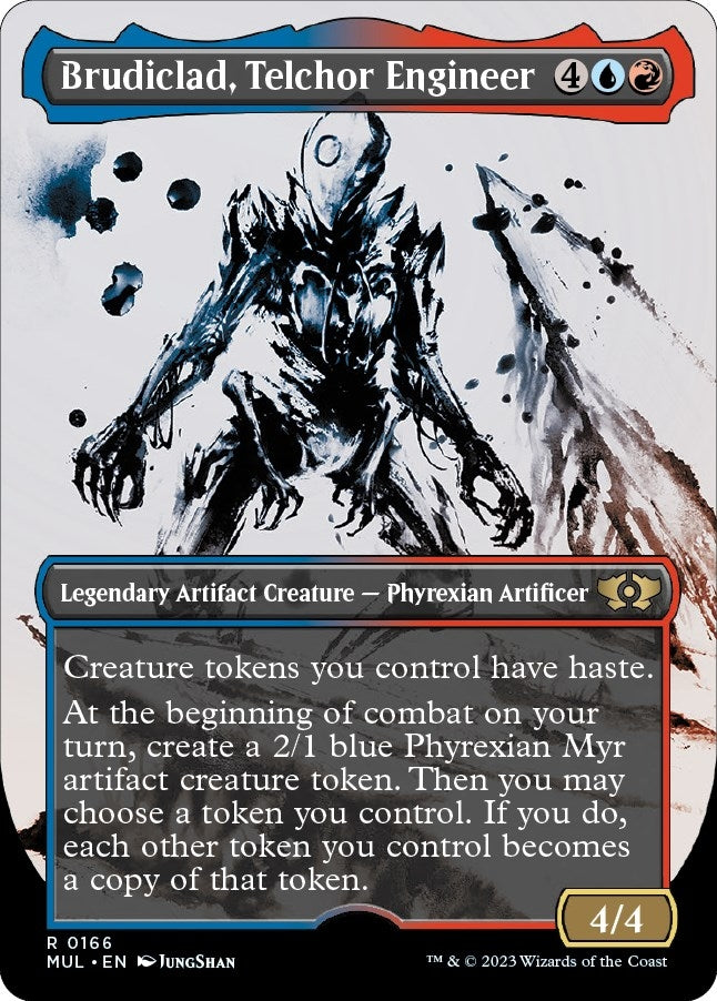 Brudiclad Telchor Engineer (Halo Foil) (166) [MUL] - MTG Single