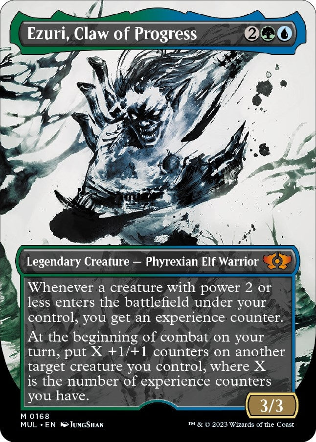 Ezuri Claw of Progress (Halo Foil) (168) [MUL] - MTG Single