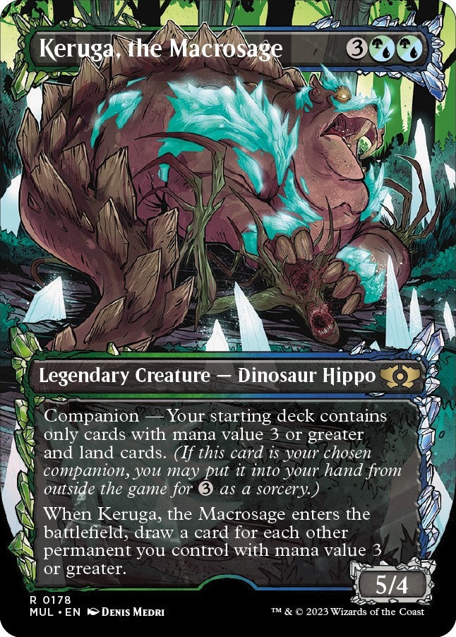 Keruga the Macrosage (Halo Foil) (178) [MUL] - MTG Single