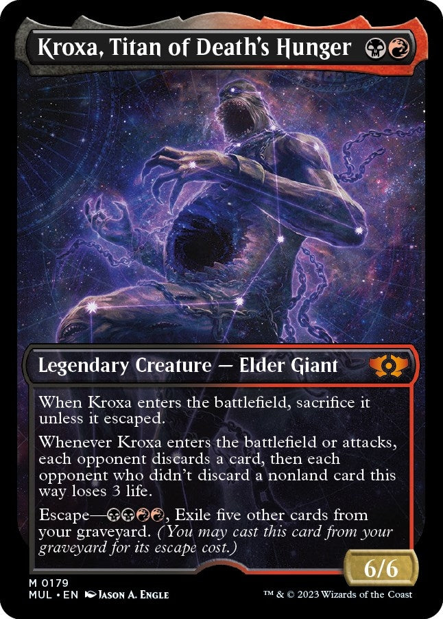 Kroxa Titan of Death’s Hunger (Halo Foil) (179) [MUL] - MTG Single