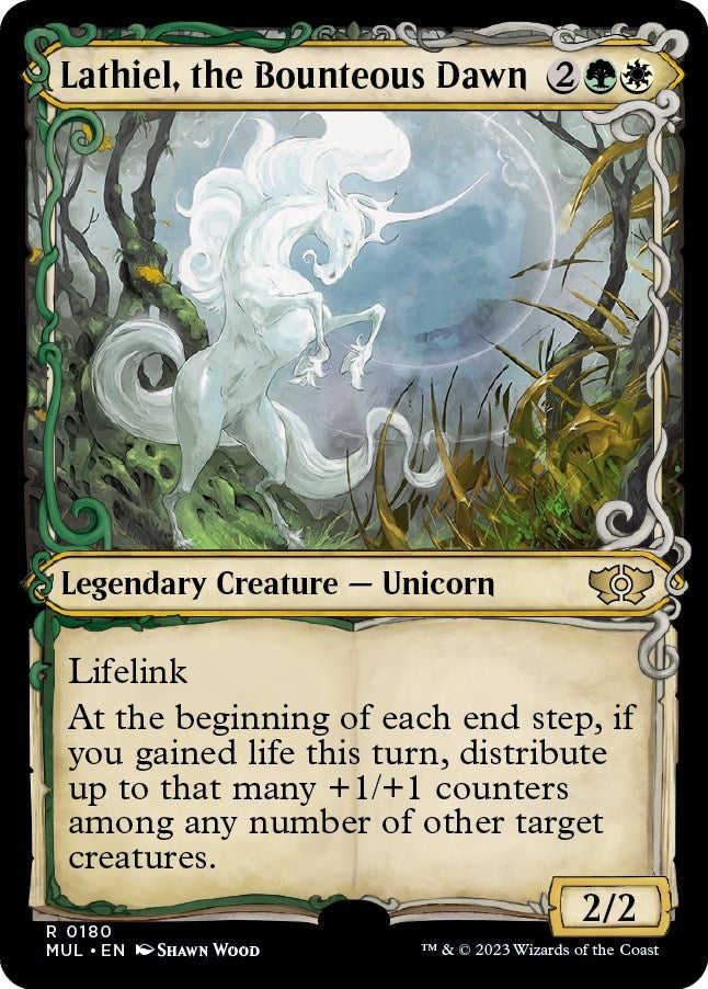 Lathiel the Bounteous Dawn (Halo Foil) (180) [MUL] - MTG Single