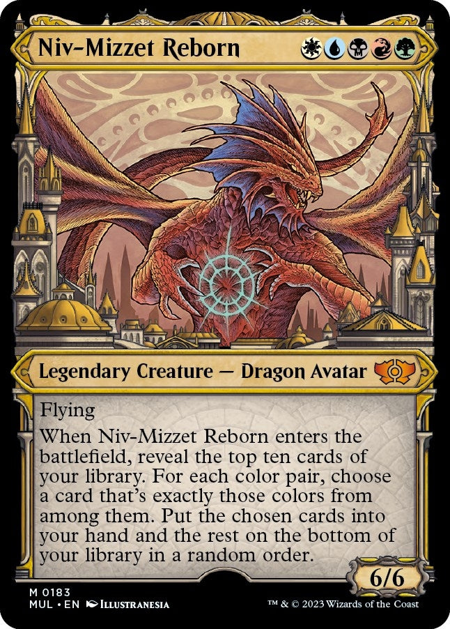Niv-Mizzet Reborn (Halo Foil) (183) [MUL] - MTG Single