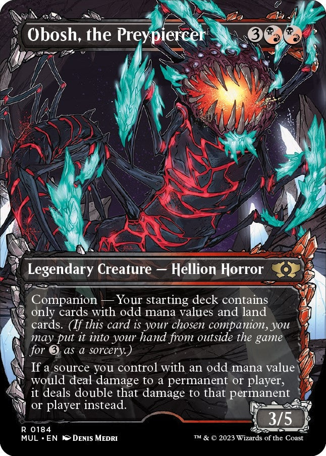Obosh the Preypiercer (Halo Foil) (184) [MUL] - MTG Single