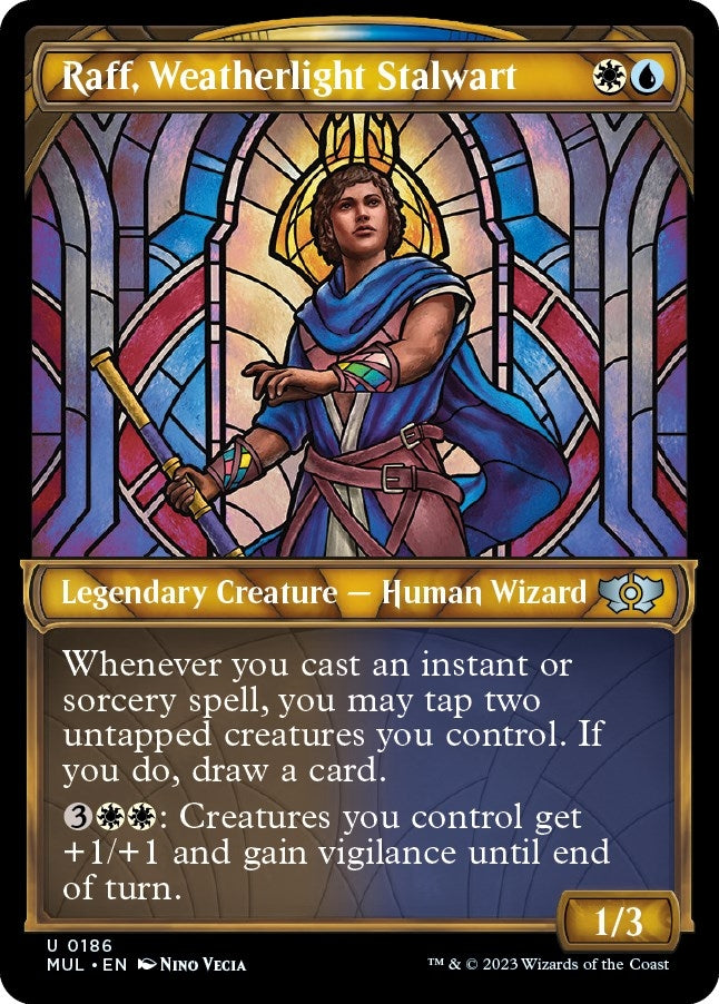 Raff Weatherlight Stalwart (Halo Foil) (186) [MUL] - MTG Single