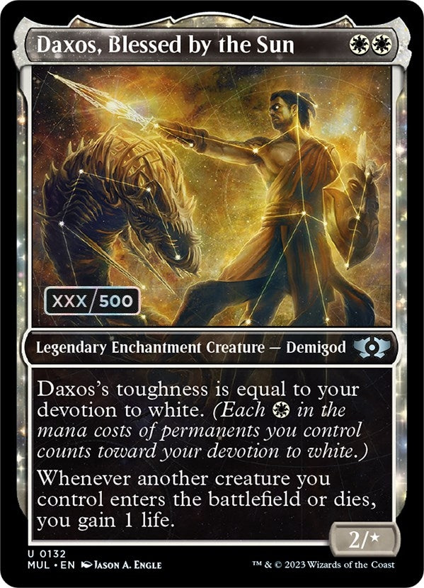 Daxos Blessed by the Sun (Serial Numbered) (132) [MUL] - MTG Single