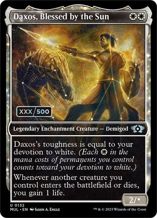 Daxos Blessed by the Sun (Serial Numbered) (132) [MUL] - MTG Single