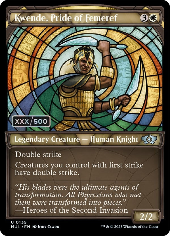 Kwende Pride of Femeref (Serial Numbered) (135) [MUL] - MTG Single