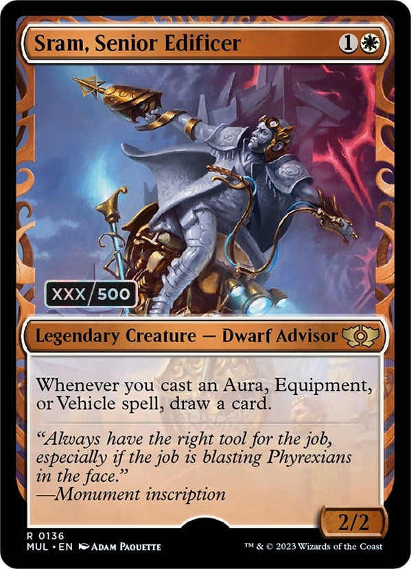 Sram Senior Edificer (Serial Numbered) (136) [MUL] - MTG Single