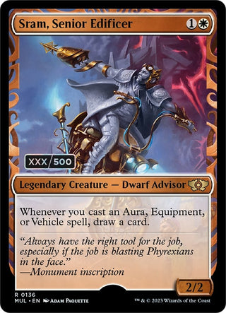 Sram Senior Edificer (Serial Numbered) (136) [MUL] - MTG Single