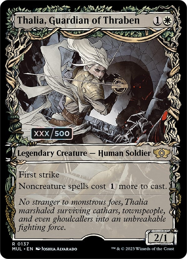 Thalia Guardian of Thraben (Serial Numbered) (137) [MUL] - MTG Single