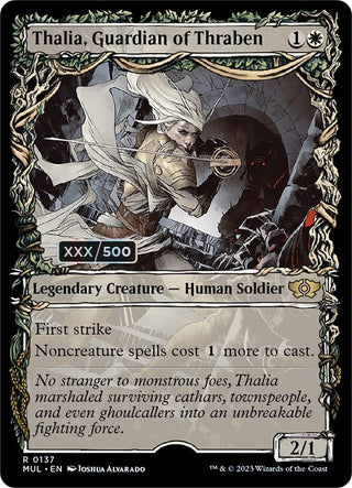 Thalia Guardian of Thraben (Serial Numbered) (137) [MUL] - MTG Single