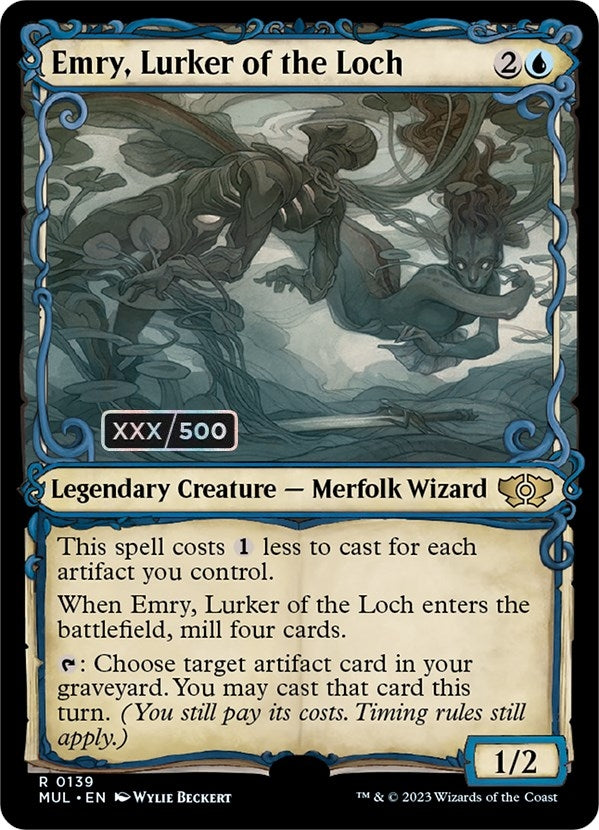 Emry Lurker of the Loch (Serial Numbered) (139) [MUL] - MTG Single