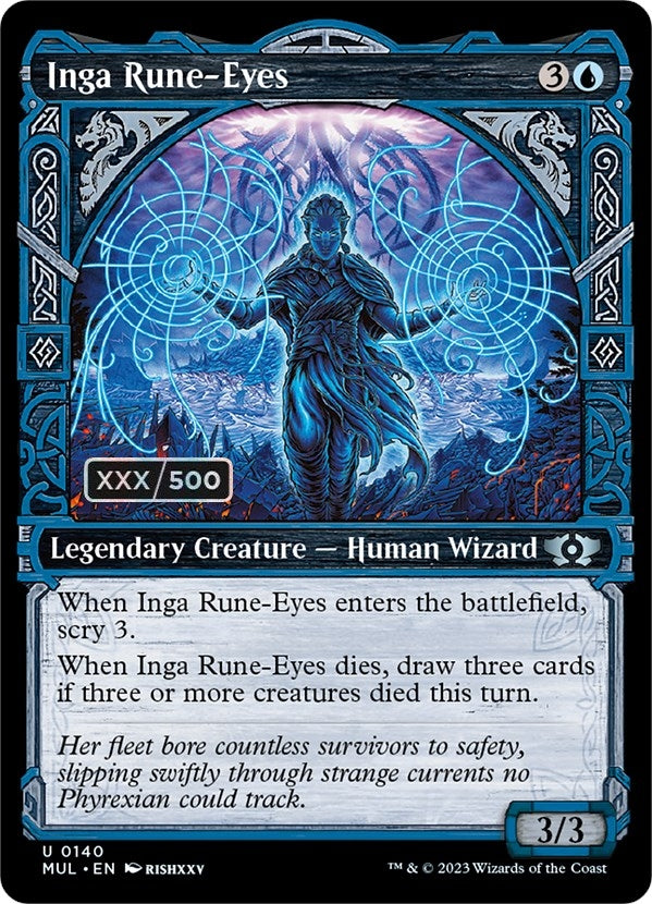 Inga Rune-Eyes (Serial Numbered) (140) [MUL] - MTG Single