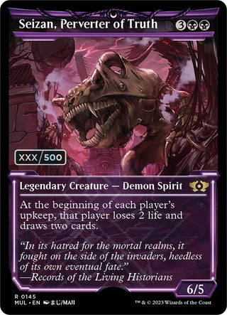 Seizan Perverter of Truth (Serial Numbered) (145) [MUL] - MTG Single