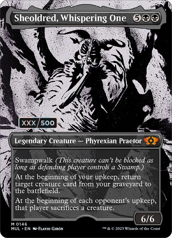 Sheoldred Whispering One (Serial Numbered) (146) [MUL] - MTG Single