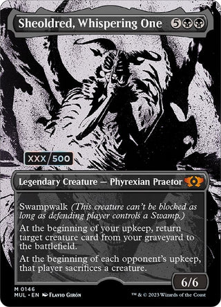 Sheoldred Whispering One (Serial Numbered) (146) [MUL] - MTG Single