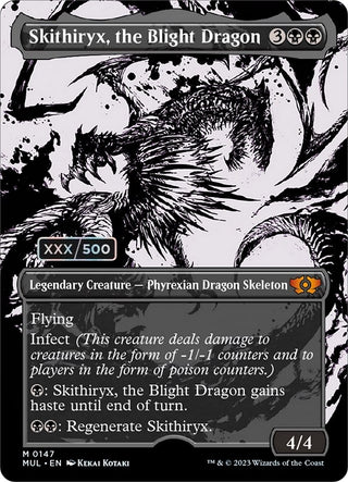 Skithiryx the Blight Dragon (Serial Numbered) (147) [MUL] - MTG Single