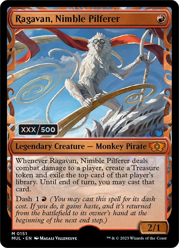 Ragavan Nimble Pilferer (Serial Numbered) (151) [MUL] - MTG Single