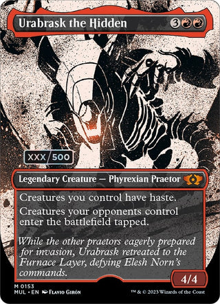 Urabrask the Hidden (Serial Numbered) (153) [MUL] - MTG Single