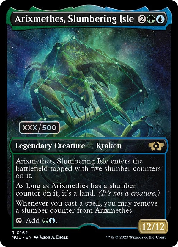 Arixmethes Slumbering Isle (Serial Numbered) (162) [MUL] - MTG Single